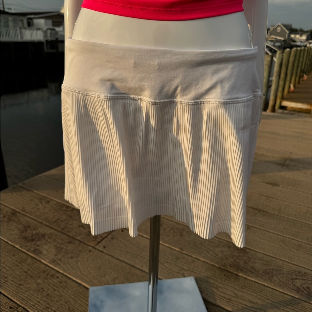 Lululemon Athletica White Skater Skirt